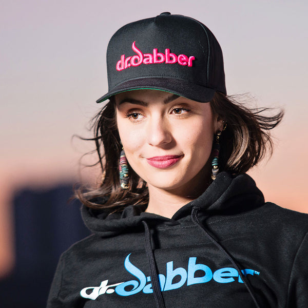 Dr. Dabber Pink/Black Snapback